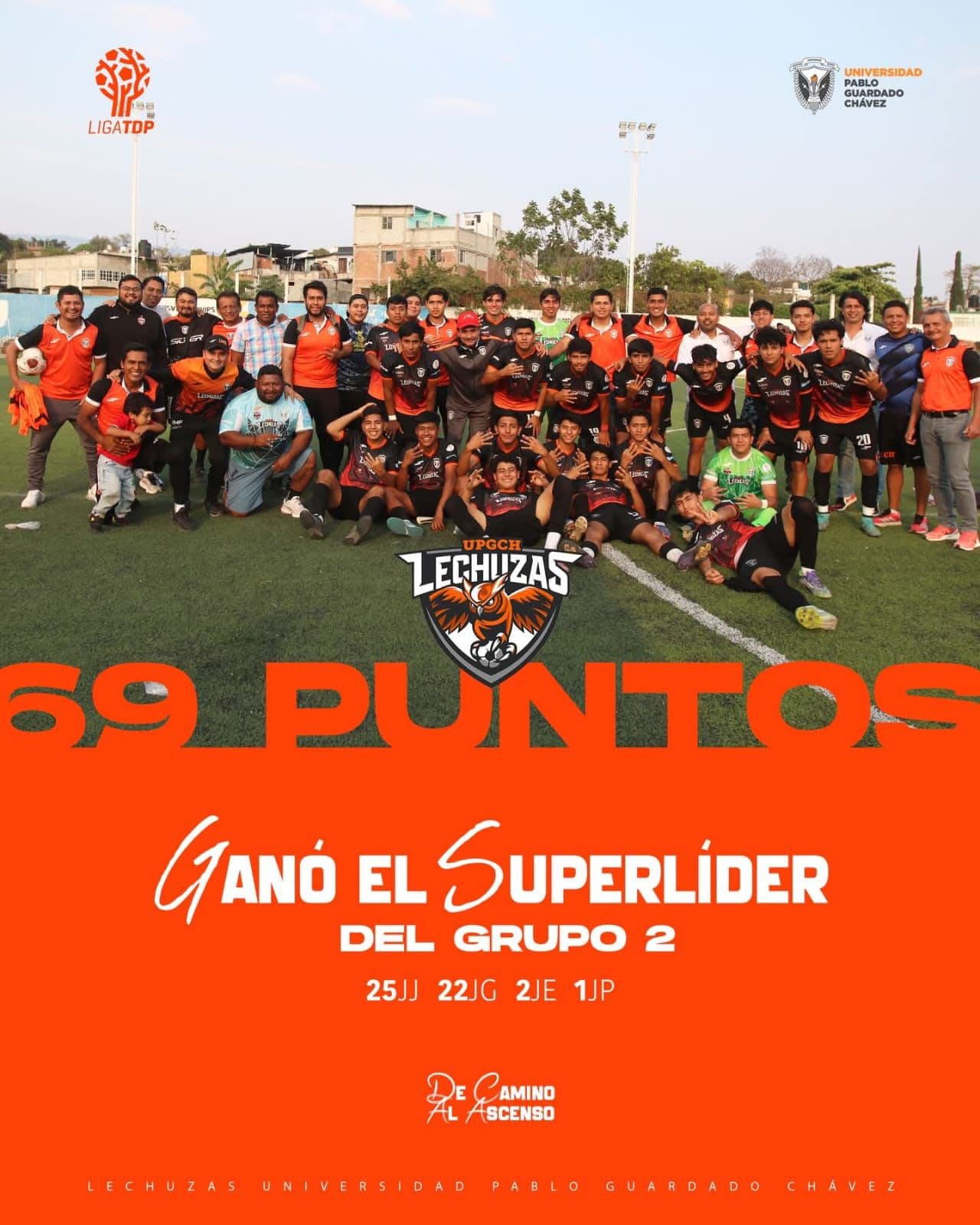 Ganó el súper líder del grupo 2. ¡SÍ, SEÑOR! 👊🏻  #DeCaminoAlAscenso #LechuzasUPGCH #LigaTDP
