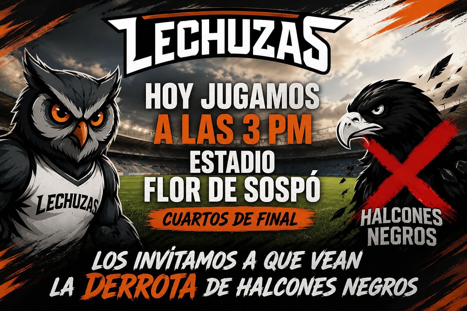 ⚔️ ¡𝐇𝐎𝐘 𝐍𝐎𝐒 𝐉𝐔𝐆𝐀𝐌𝐎𝐒 𝐄𝐋 𝐏𝐀𝐒𝐄! ⚔️